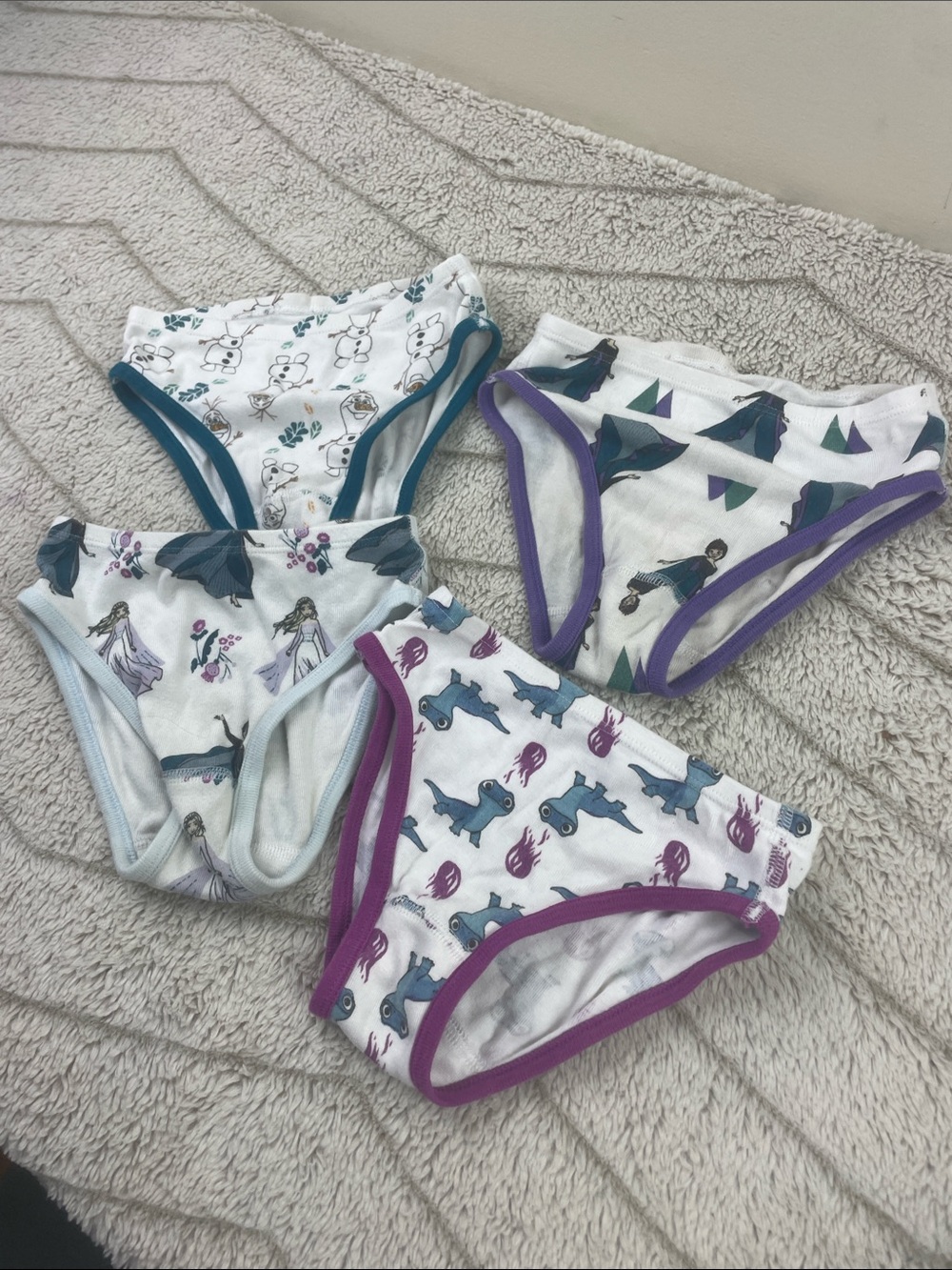 Hanna Andersson Frozen 2 Organic Underpants Size 5 100/110 cm